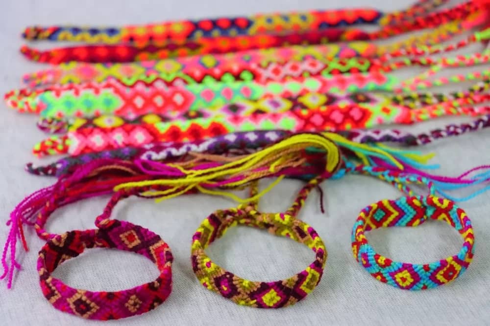 Pulseras Bordadas Unisex Pulseras Artesanal - Image 3