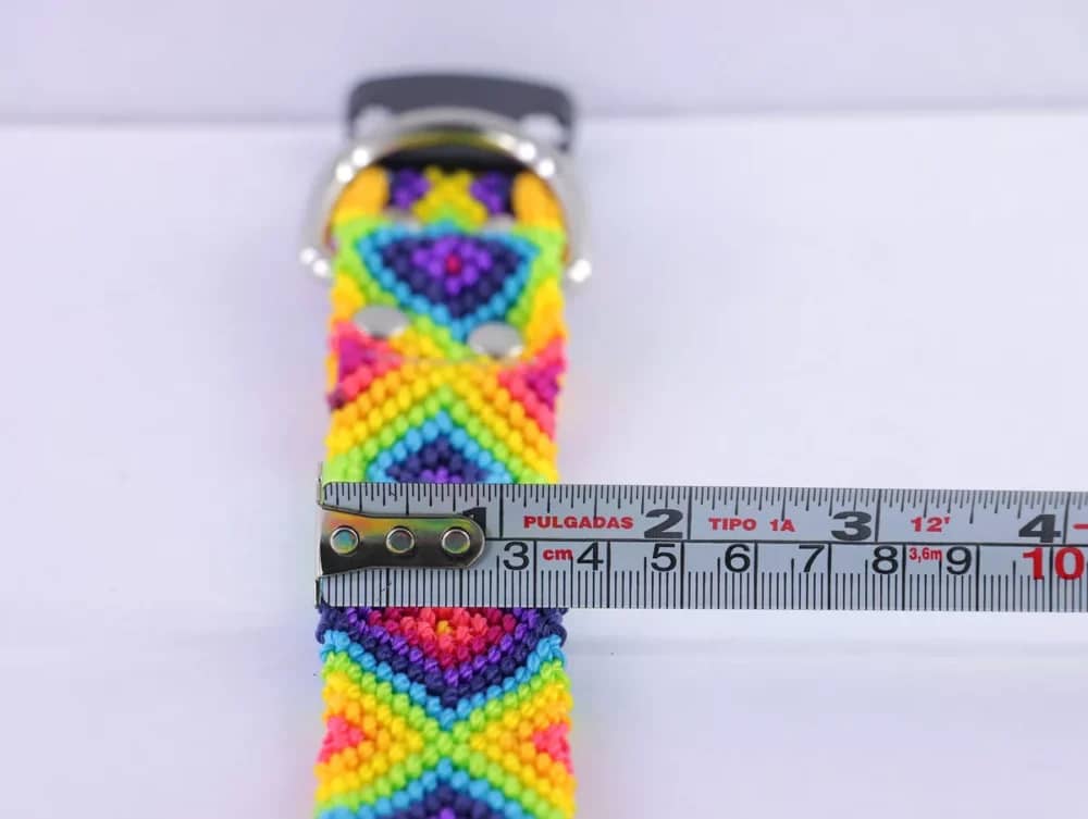 Collar Para Perro Tejido Artesanal Vegano Talla M - Image 5