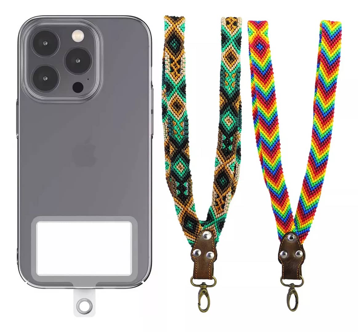 Correa Para Teléfono Celular Bordadas Artesana Correas De Moda