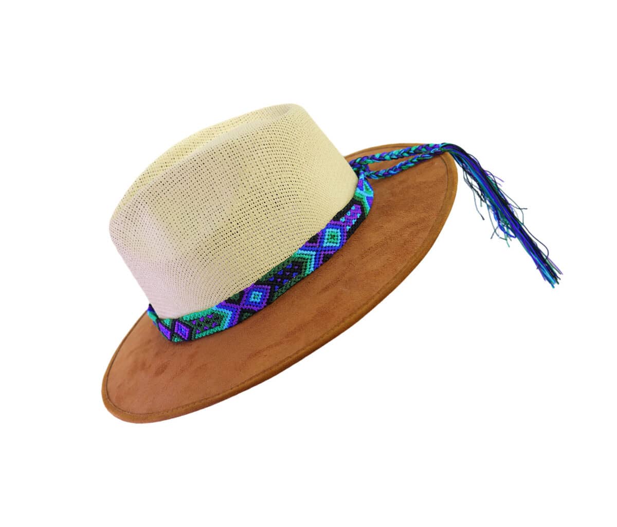 Toquillas Para Sombrero Bordados Artesanal Cinta De Moda