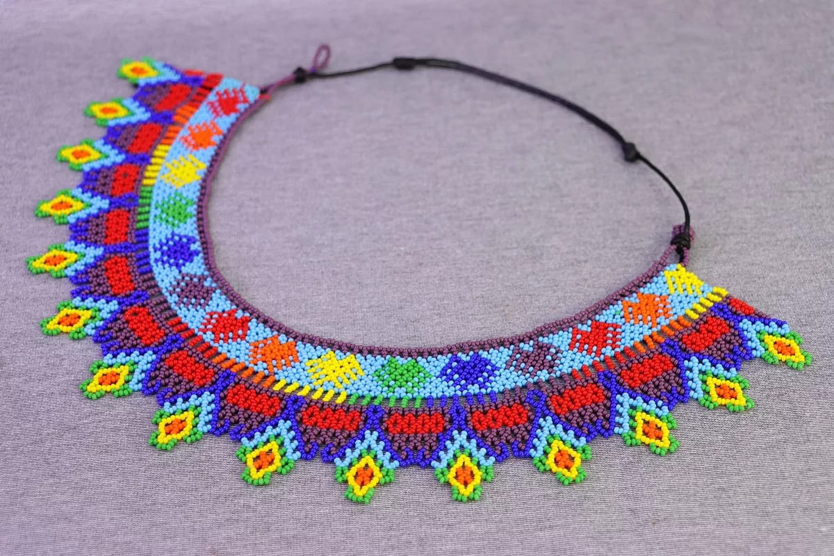 Toquillas De Chaquira Para Sombrero Toquillas De Cuentas Huichol - Image 4