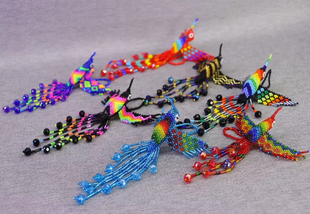 Llaveros De Colibri Chaquira Colgante Adorno De Moda Mayoreo - Image 2