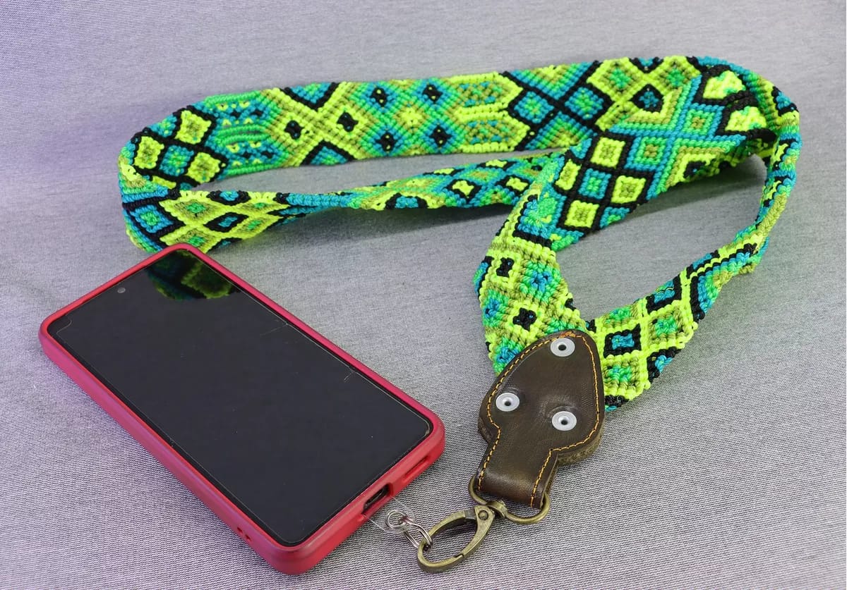 Correas Para Teléfono Celular Correas Bordadas De Moda Artesanal - Image 2