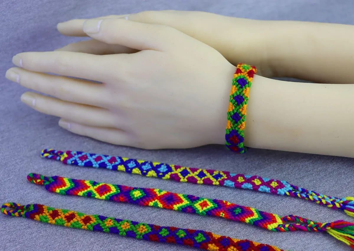 Pulseras Bordadas Unisex Pulseras Artesanal - Image 2