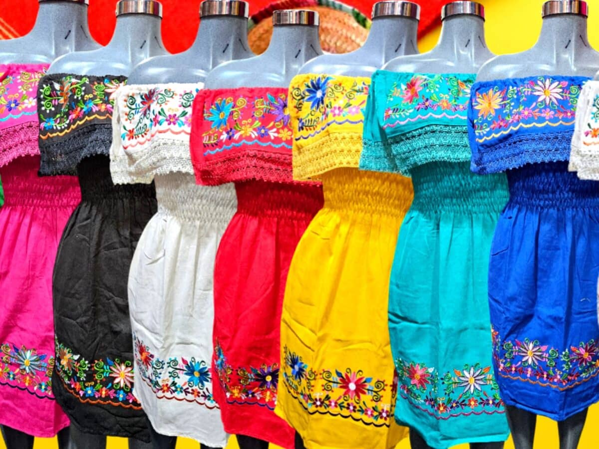 Pack De 2 Vestidos Olán Bordadas Artesanal
