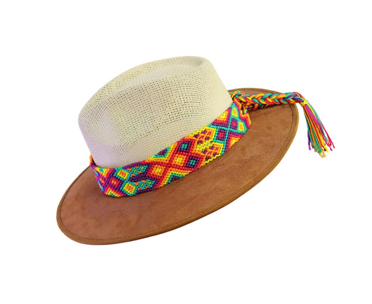 Toquillas Para Sombrero De Moda Cinto Bordados Artesanal