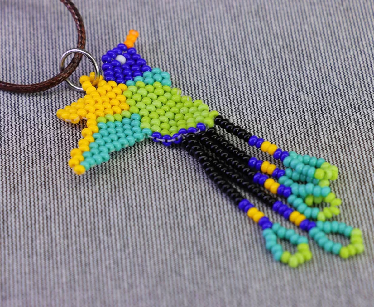 Collar Dije De Pajaro Chaquira Collar De Moda Regalo - Image 2
