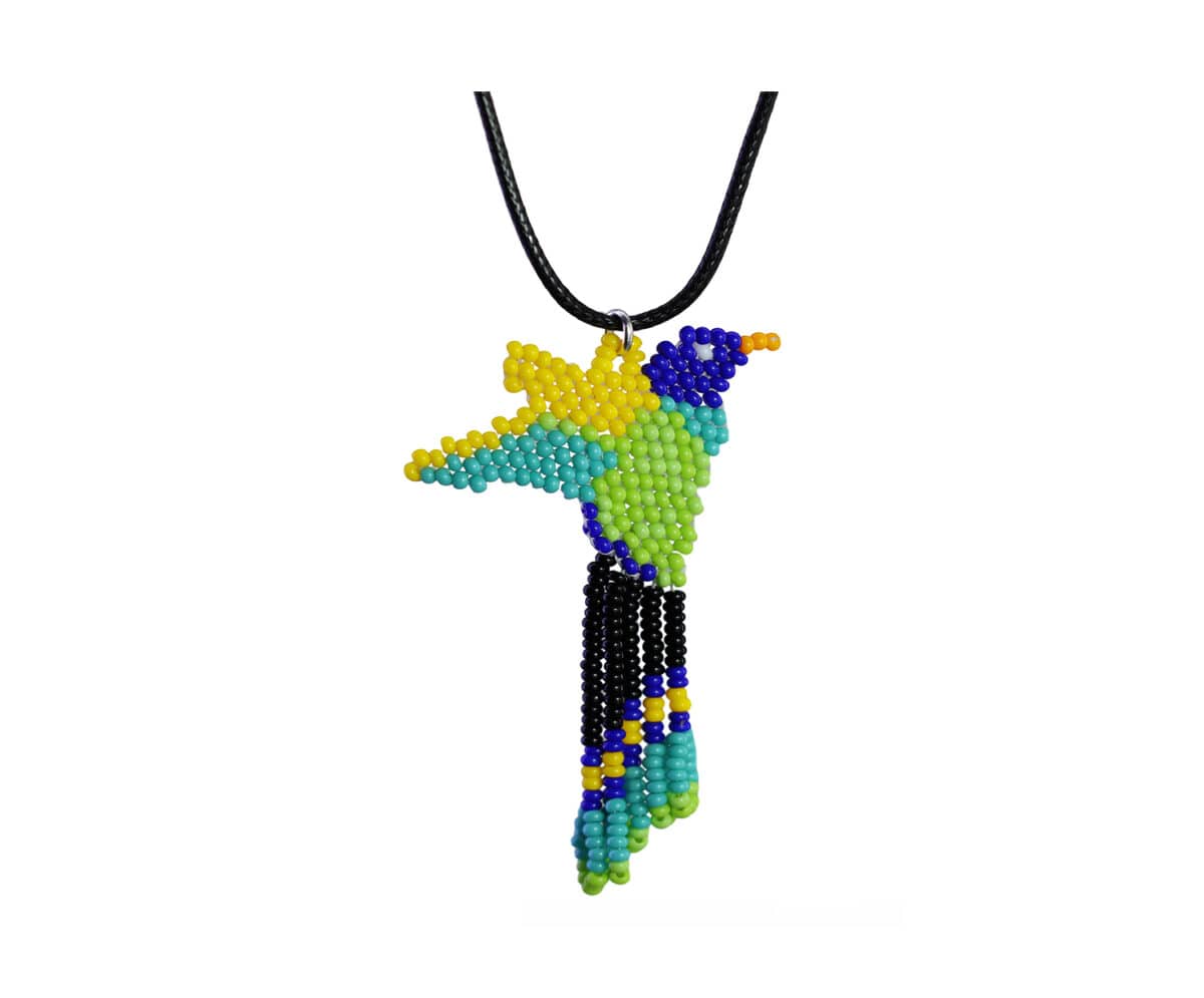 Collar Dije De Pajaro Chaquira Collar De Moda Regalo