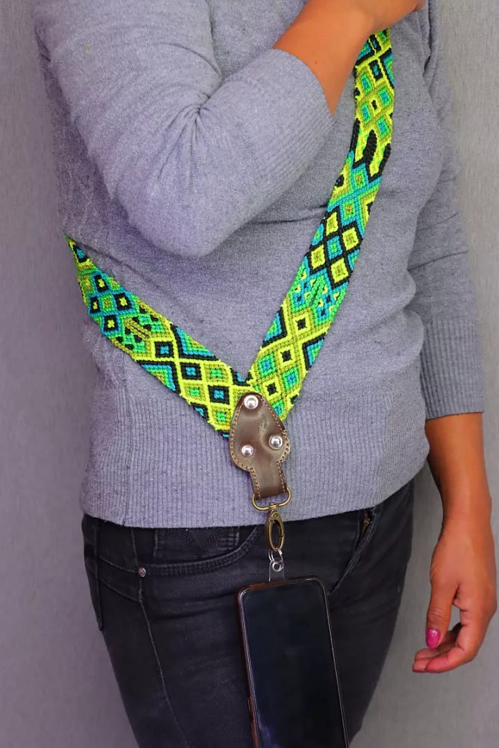 Correas Para Teléfono Celular Correas Bordadas De Moda Artesanal - Image 7