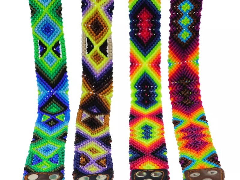 Correas Para Perros Medianos Correas Bordados Artesanal