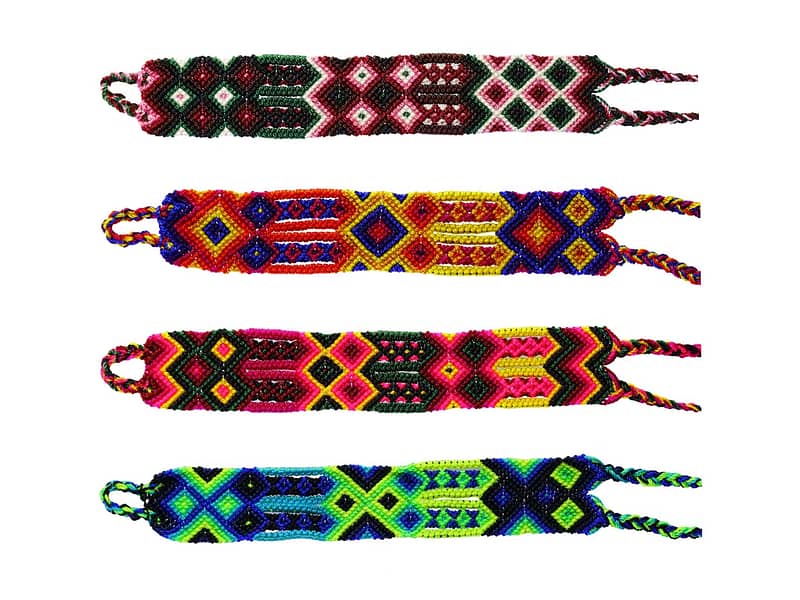 Pulseras Bordadas Artesanal Unisex Pulseras De Moda Regalo