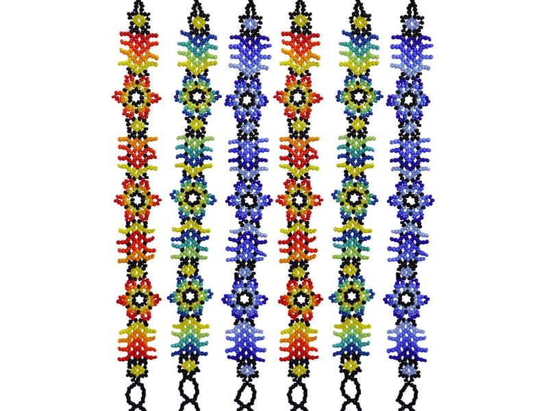 Pulseras De Florecitas De Chaquira Pulsera De Cuentas