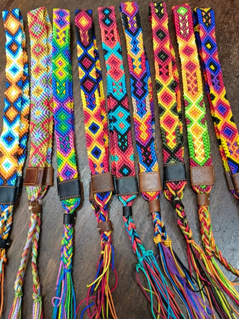 Toquillas Para Sombrero Bordados De Colores Cinto De Moda - Image 4
